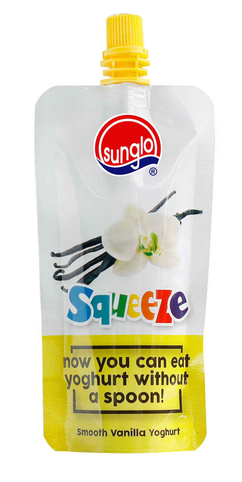 SUNGLO 120G SQUEEZE SMOOTH VANILLA YOGHURT