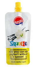 SUNGLO 120G SQUEEZE SMOOTH VANILLA YOGHURT