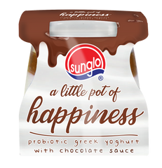 Sunglo Probiotic Greek Yoghurt with Chocolate Sauce