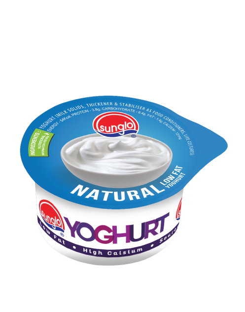 SUNGLO 90G NATURAL LOW FAT YOGHURT